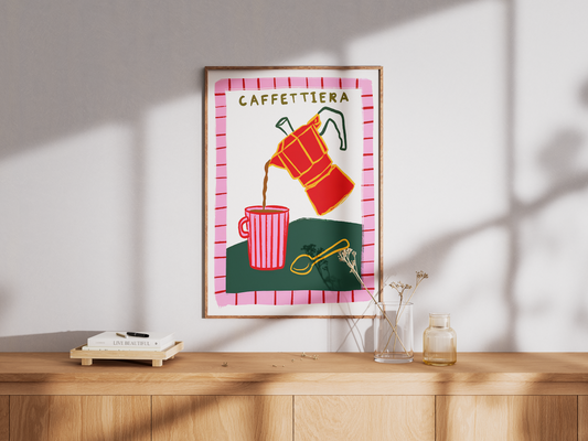Caffettiera Poster