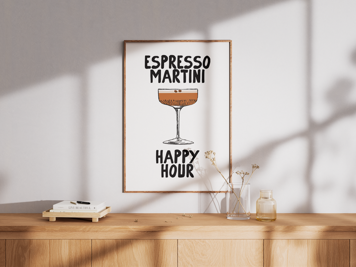Espresso Martini Happy Hour Poster