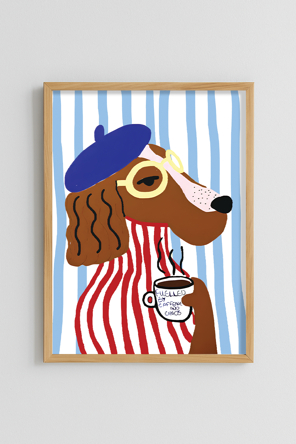 Fuelled By Caffeine and Chaos Poster