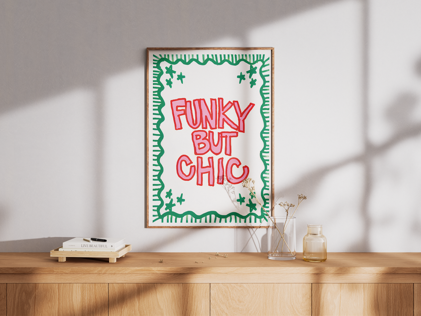 Funky But Chic Poster