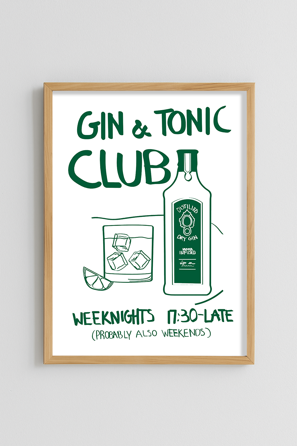 Gin Tonic Club Poster