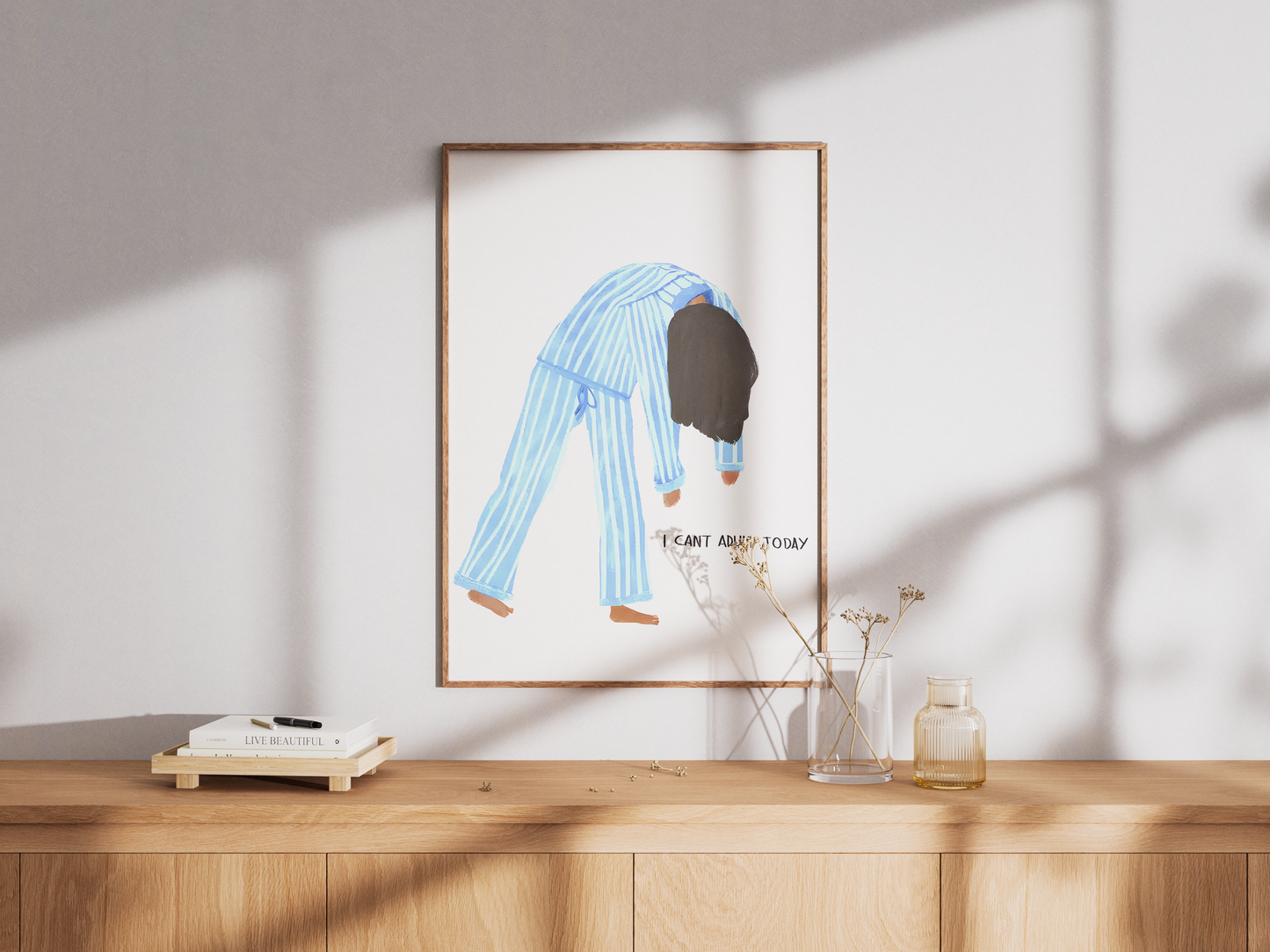 I cant adult today Poster