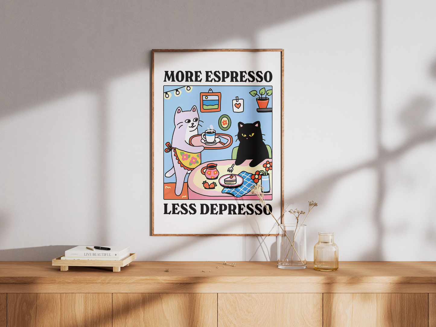 More Espresso, Less Depresso Poster