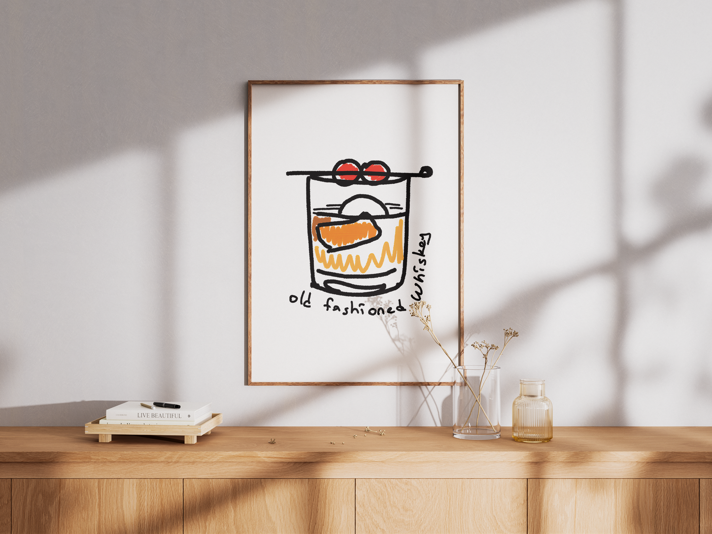 Old fashioned whiskey Poster