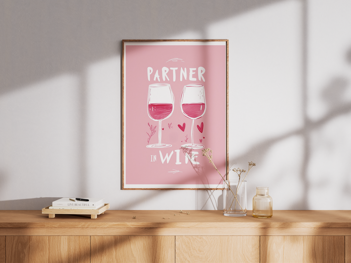 Partner in Wine Poster