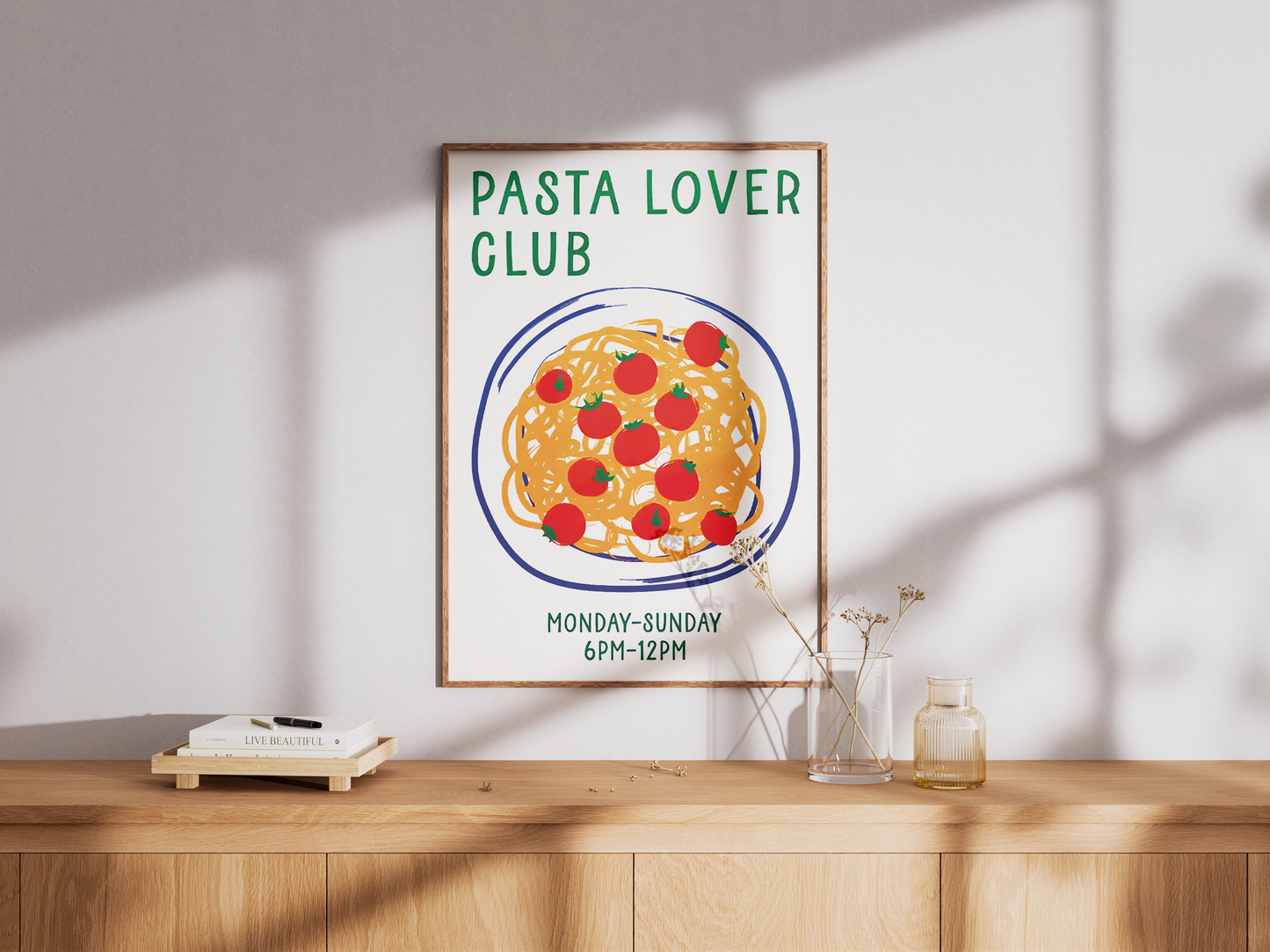 Pasta Lover Club Poster