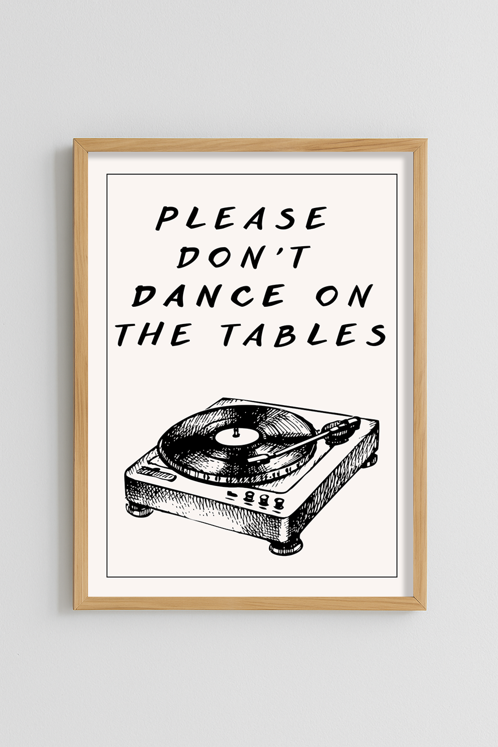 Please don't dance on tables Poster