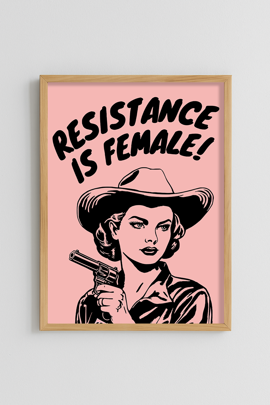 Resistance is female! Poster