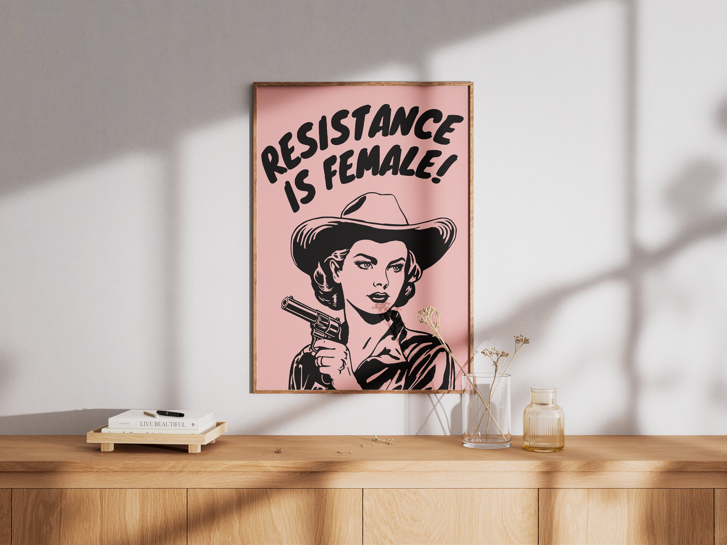 Resistance is female! Poster