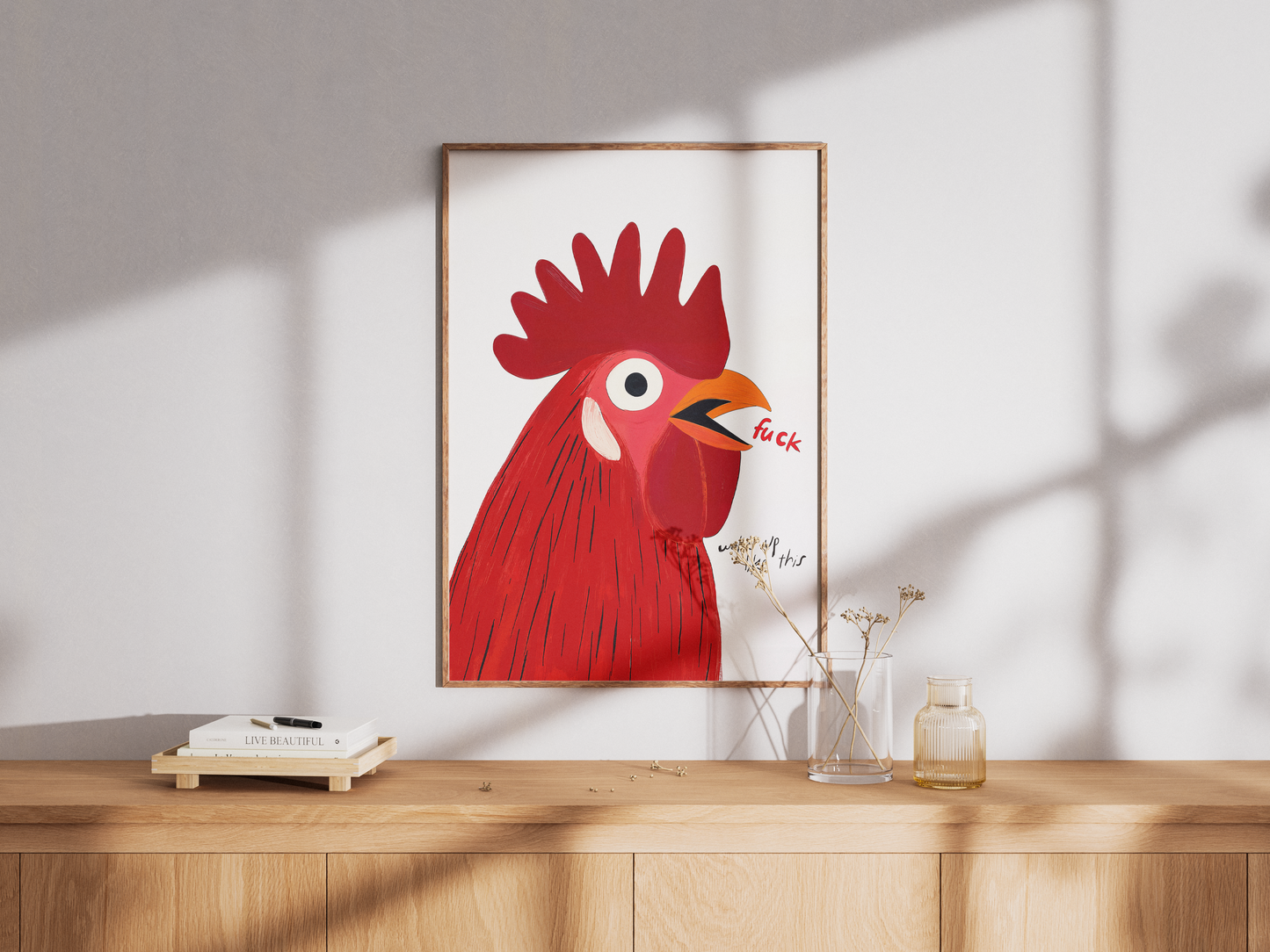 Fuck; Wake up like this! Poster