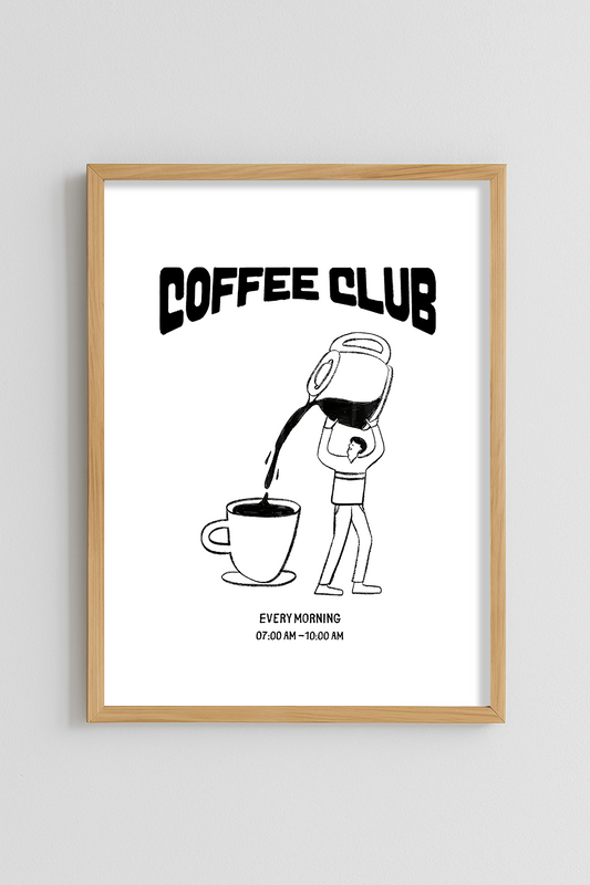 Coffee Club Poster
