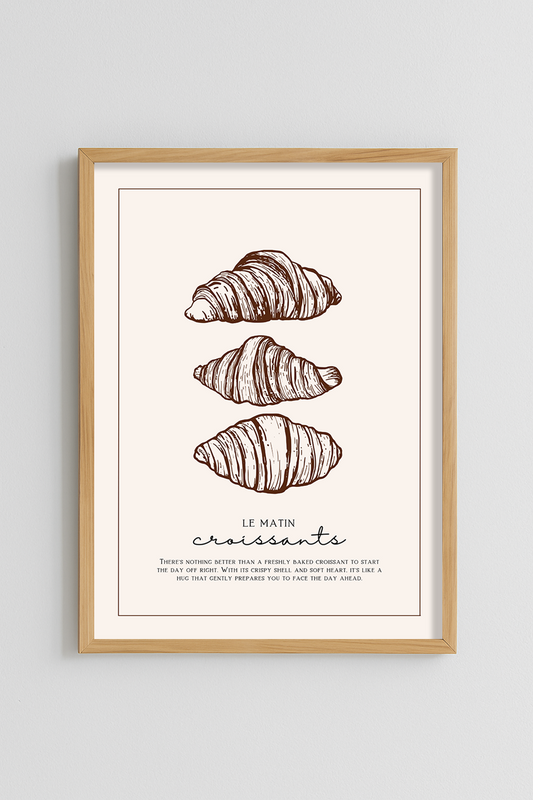 Croissants Poster