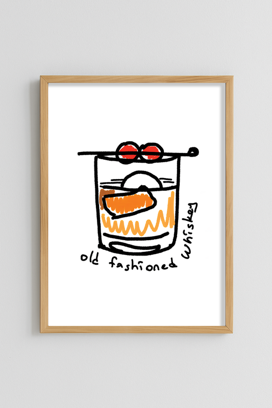 Old fashioned whiskey Poster