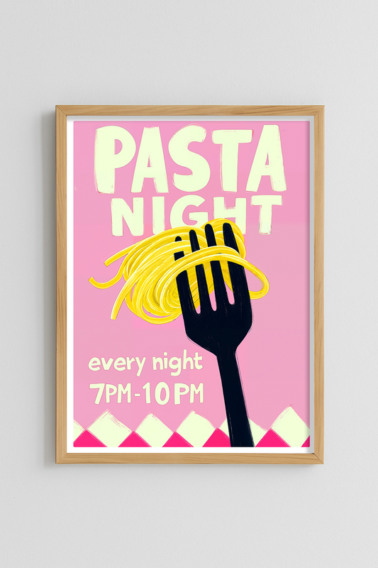 Pasta Night Every Night Poster