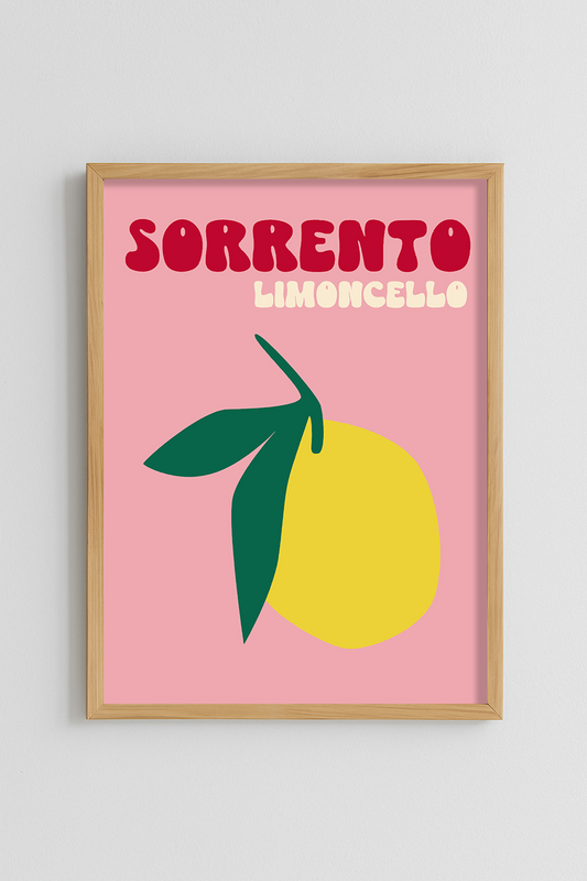 Sorrento limoncello Poster