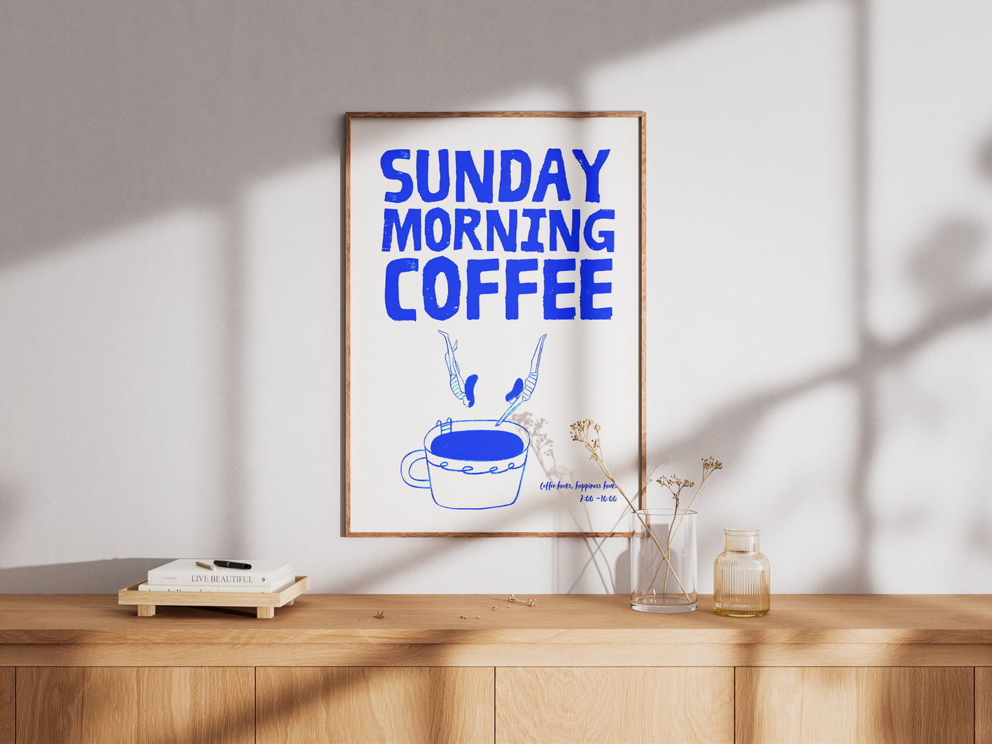 Sunday Morning Coffee Poster