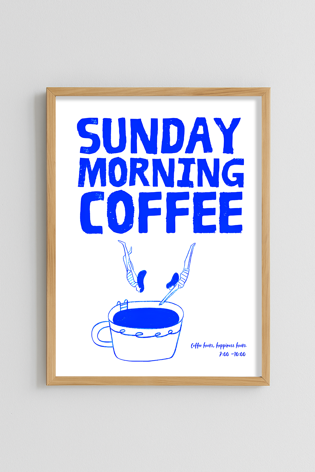Sunday Morning Coffee Poster