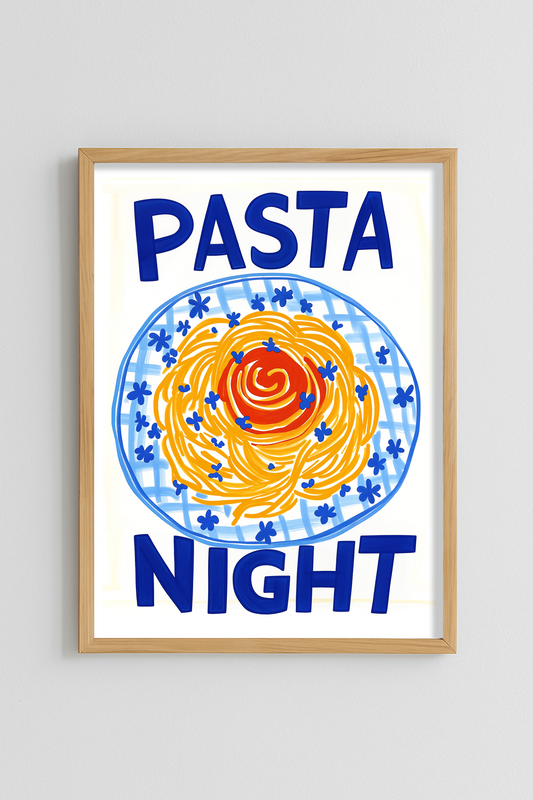 Pasta Night Poster